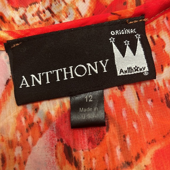 Cardigan Colorful Long Sleeve Tunic Cardigan Top with Ties in front Size 12 - Picture 8 of 8